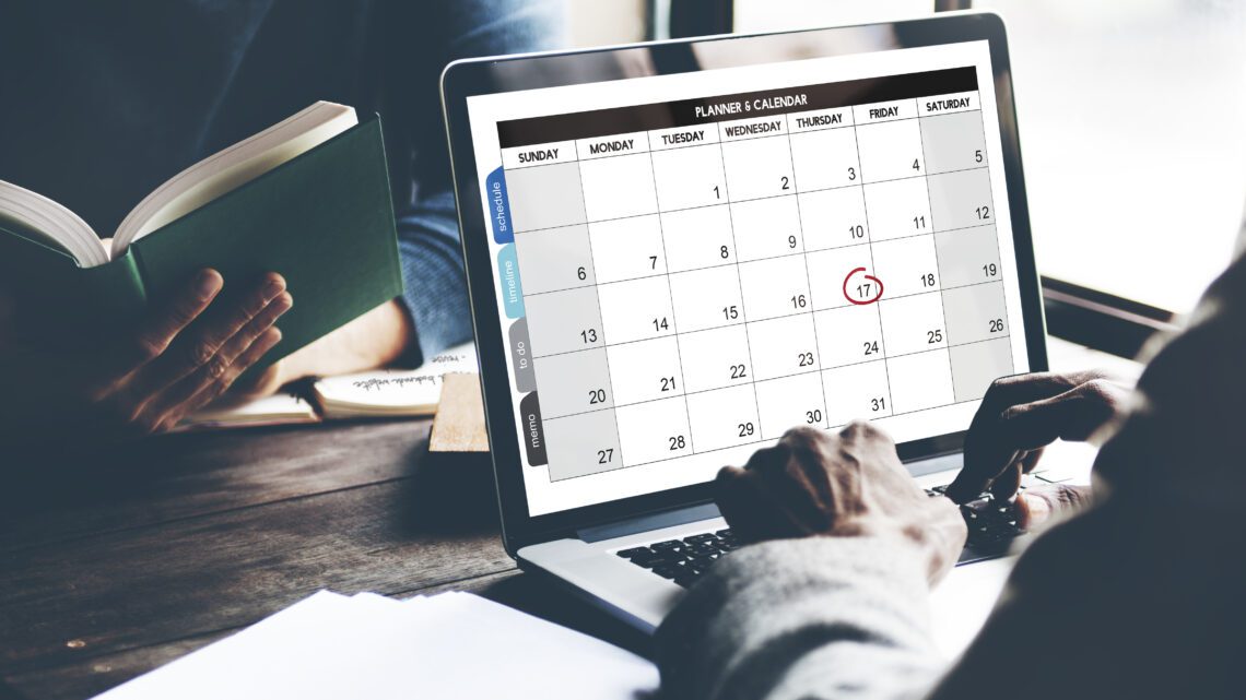 calendário de vendas