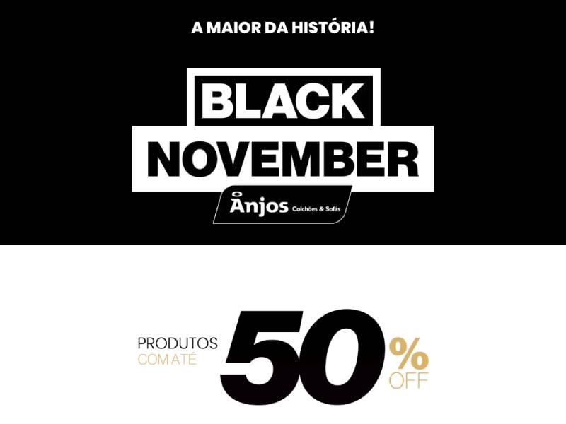 black november anjos e colchões